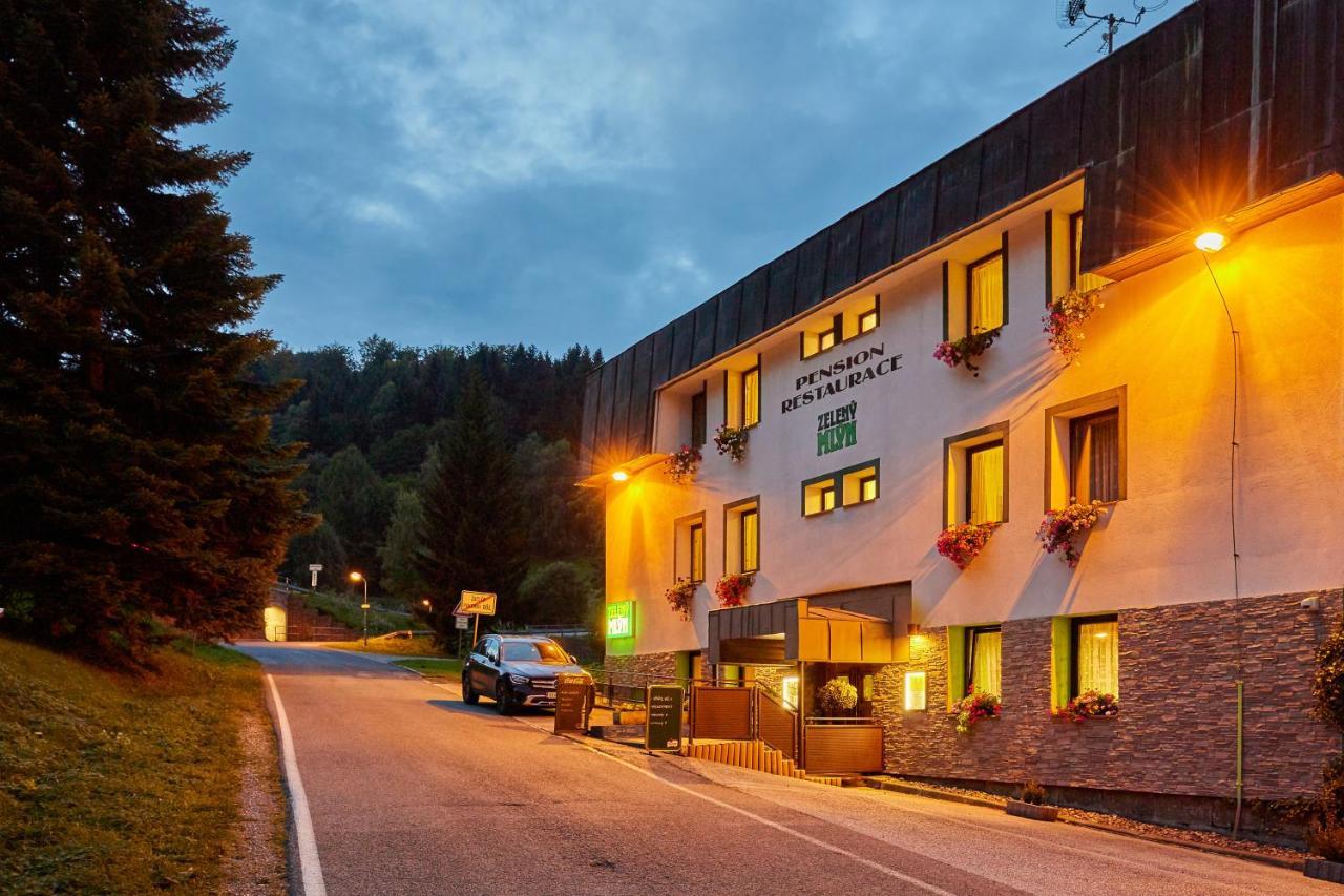 Pension & Restaurace Zeleny Mlyn Zacler Zaclér Exterior foto